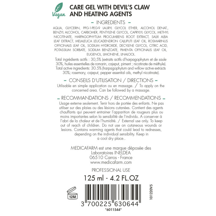 Gel de Soin Rhuma-K Medicafarm - Confort articulaire