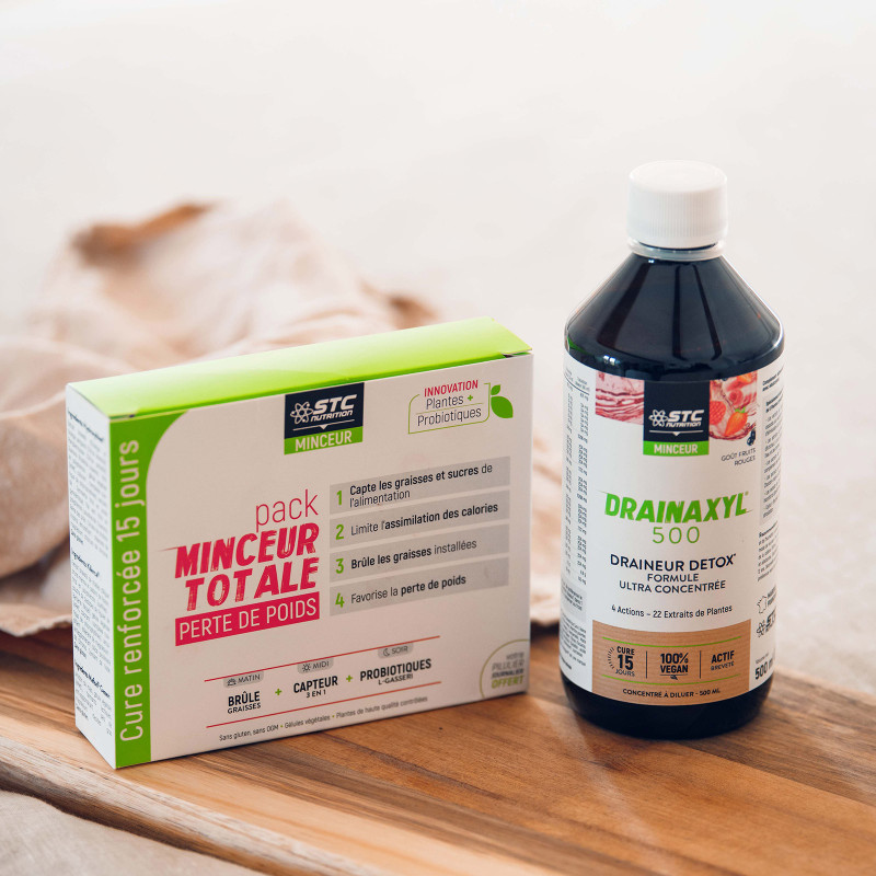 DUO MINCEUR - Saveur Fruits Rouges - STC Nutrition - Cure 30j DUO MINCEUR - Saveur Fruits Rouges - STC Nutrition - Cure 30j
