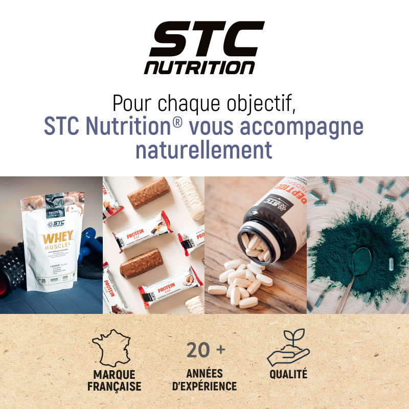 Pure Whey STC Nutrition: 80% de protéines natives de lactosérum - 500g Pure Whey STC Nutrition: 80% de protéines natives de lactosérum - 500g
