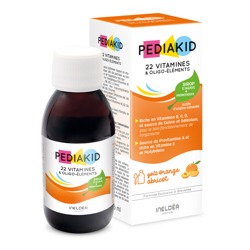 PEDIAKID® 22 Vitamines et Oligo-éléments - Enhances nutrients intake
