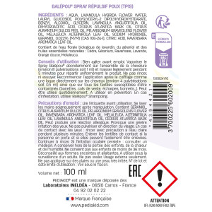 Pediakid Balépou Spray - Repousse les poux - Dès 3 ans - Spray 100ml Pediakid Balépou Spray - Repousse les poux - Dès 3 ans - Spray 100ml