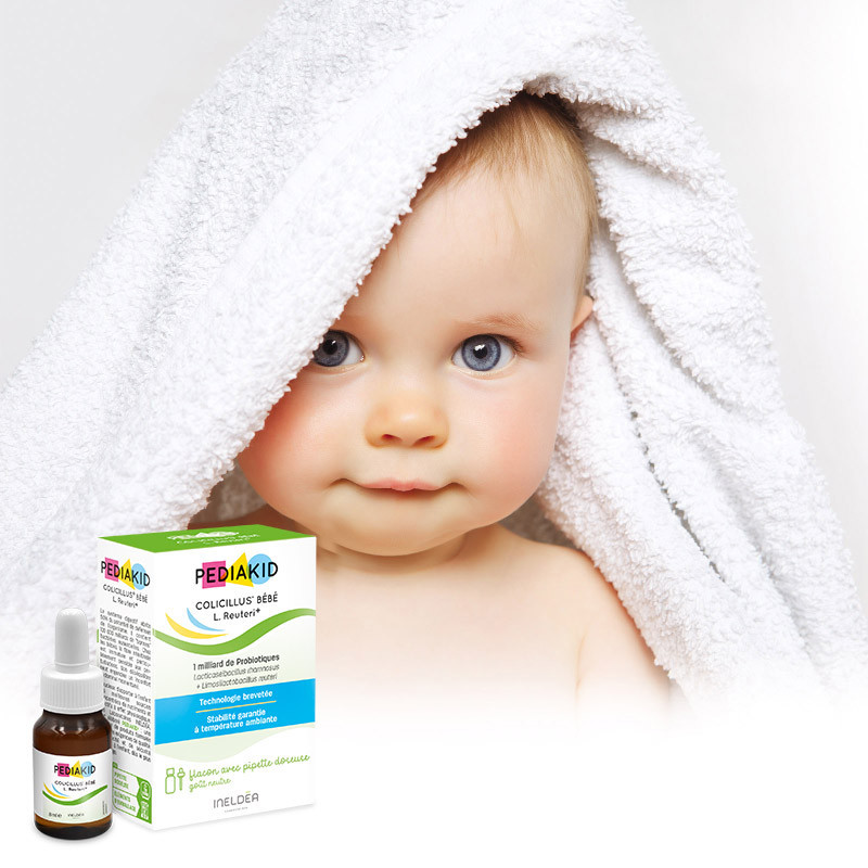 Pediakid Colicillus® Bébé L. Reuteri+ - Limite contractions abdominales et diarrhée Pediakid Colicillus® Bébé L. Reuteri+ - Limite contractions abdominales et diarrhée