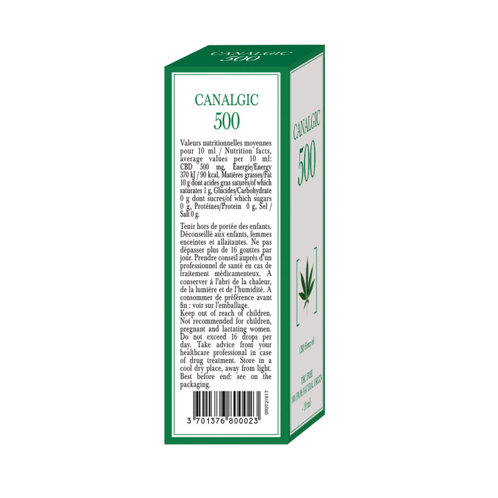 CBD500 - Huile CBD 5% CBD500 - Huile CBD 5%