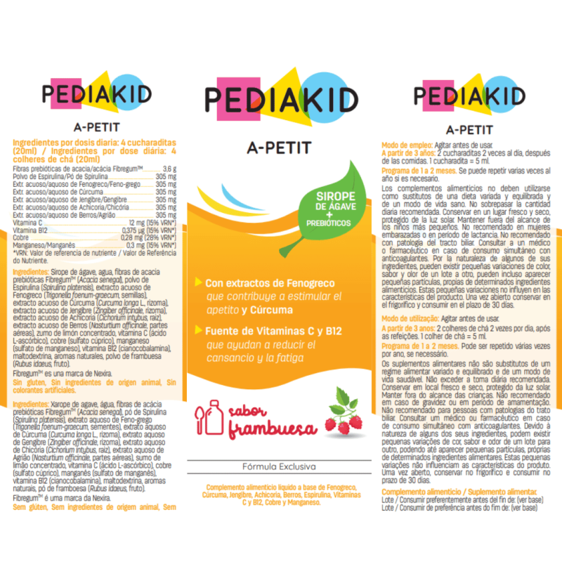 Pediakid Appétit Tonus - Stimule l'appétit et aide à la prise de poids