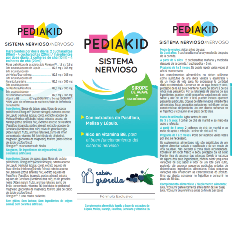 Pediakid Nervosité : Sirop sommeil enfant et bébé efficace (dès 4 mois) - Favorise l'apaisement