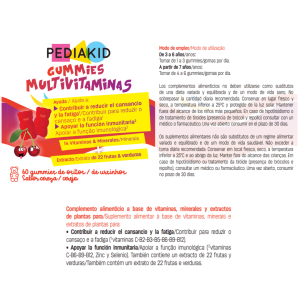 Gummies vitamines enfant - Pediakid Gommes Multivitaminées - Gomme vitamine enfant