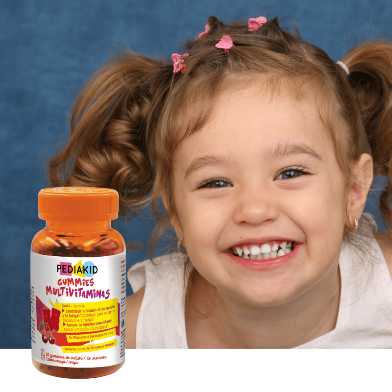 Gummies vitamines enfant - Pediakid Gommes Multivitaminées - Gomme vitamine enfant