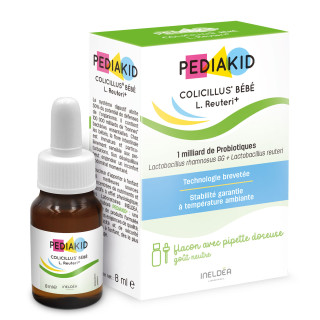 Pediakid Colicillus® Bébé L. Reuteri+ - Limite contractions abdominales et diarrhée
