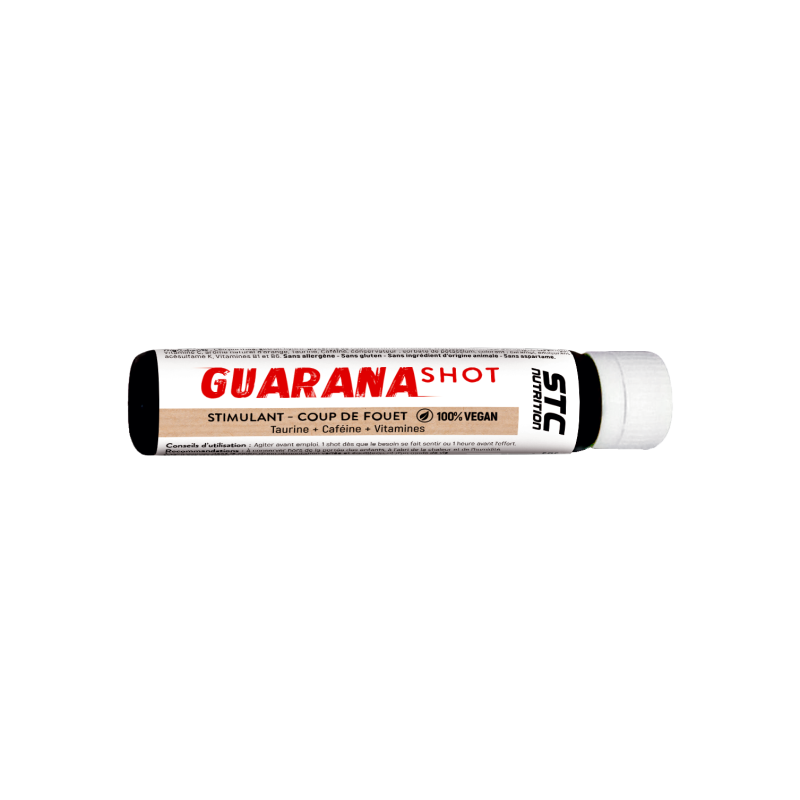 Guarana Shot STC Nutrition - Stimulant énergétique - Shot 25ml - Vegan Guarana Shot STC Nutrition - Stimulant énergétique - Shot 25ml - Vegan