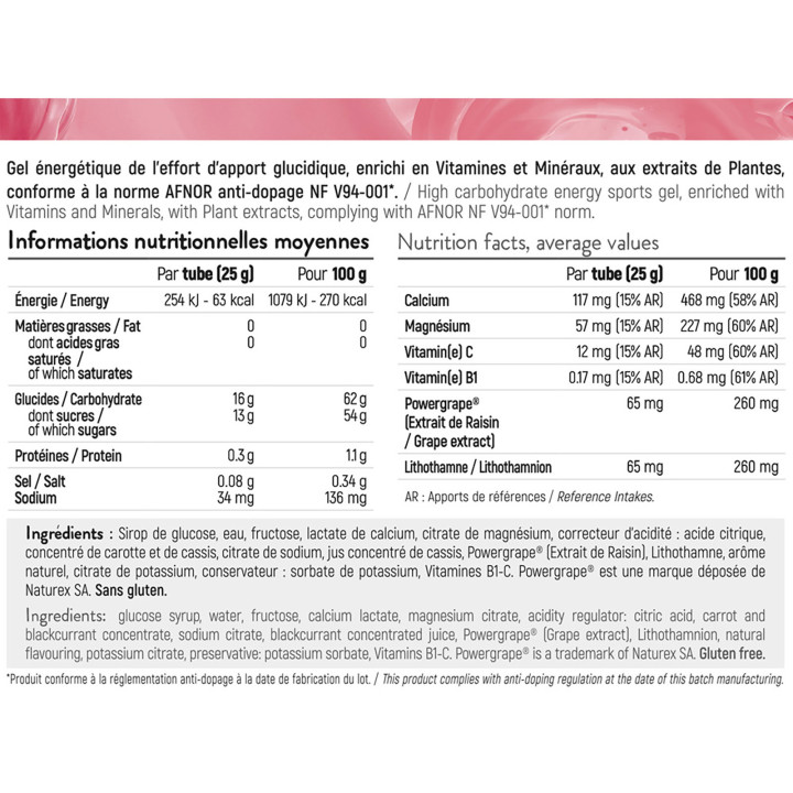 Over Blast No Cramp STC Nutrition - Gel énergétique - 10 dosettes 25g