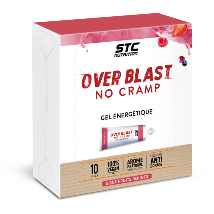 Over Blast No Cramp STC Nutrition - Gel énergétique - 10 dosettes 25g