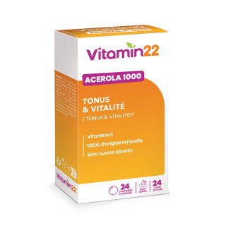 Acerola 1000 Ineldea - Vitamine C naturelle - Réduit la fatigue