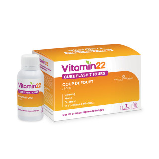 Vitamin'22 Cure Flash 7 jours - Vitamines + Minéraux + Oligo-éléments