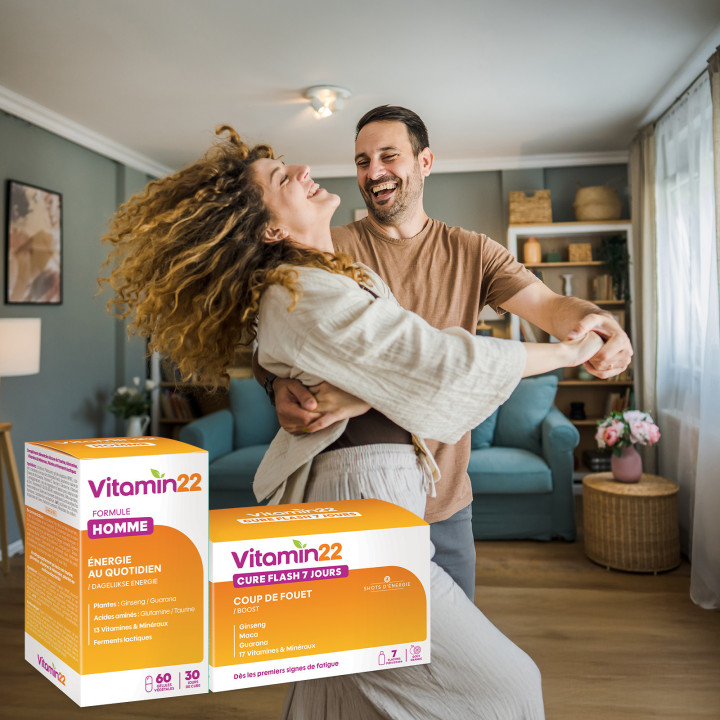 Pack VITAMIN'22 Spécifique Homme - Cure Vitamines double action