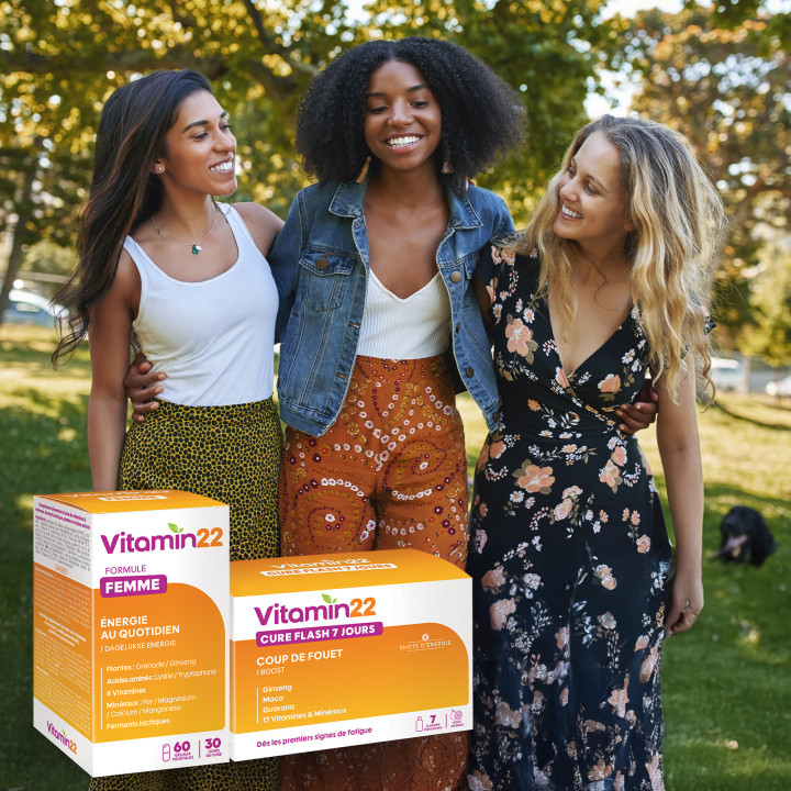 Pack VITAMIN'22 Spécifique Femme - Cure Vitamines double action