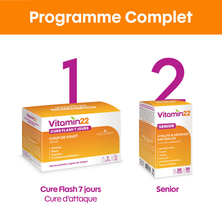PACK VITAMIN'22 SENIOR - Tonus & Vitalité après 50 ans