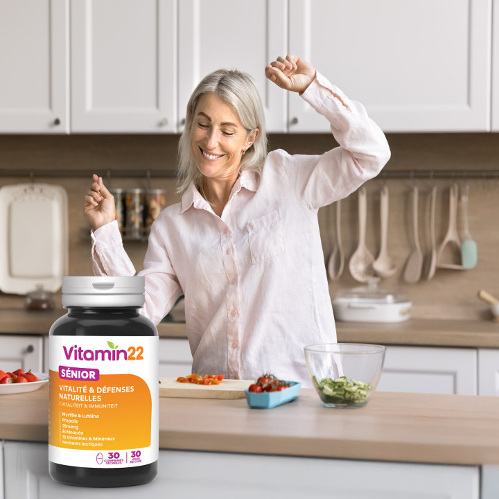 Vitamin'22 Senior - Tonus Vitalité & Défenses naturelles