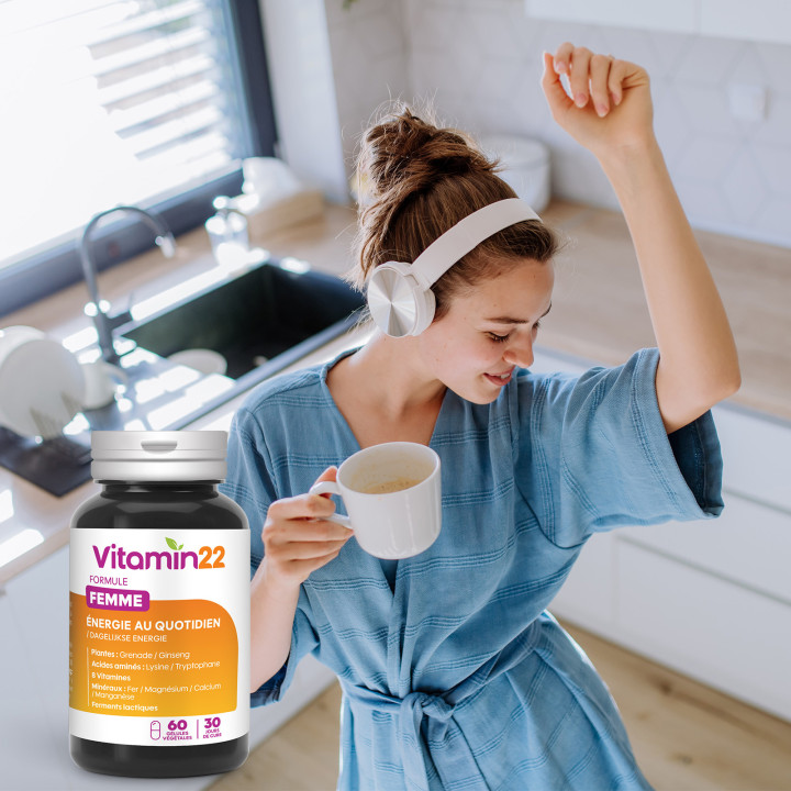 Vitamin'22 Specific Femme - Cure Vitamines pour Femme - 60 gélules