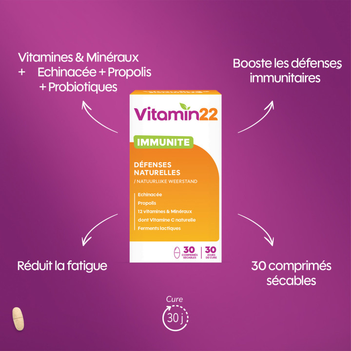 VITAMIN'22 IMMUNITE - Défenses Naturelles & Résistance