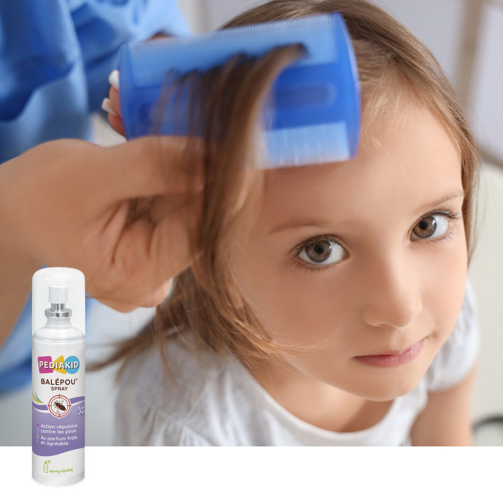 Pediakid Balépou Spray - Repousse les poux - Dès 3 ans - Spray 100ml