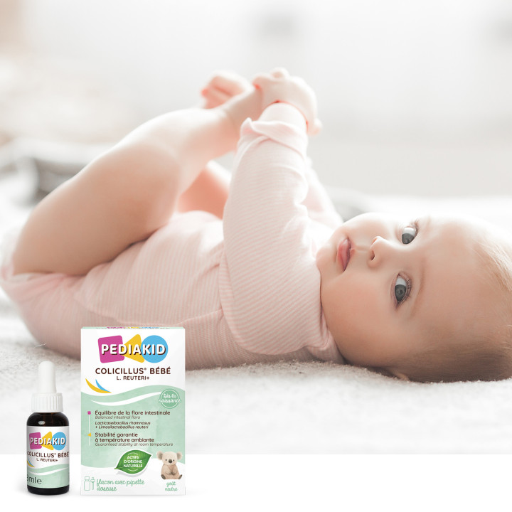 Pediakid Colicillus® Bébé L. Reuteri+ - Limite contractions abdominales et diarrhée