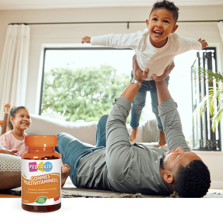 Gummies vitamines enfant - Pediakid Gommes Multivitaminées - Gomme vitamine enfant