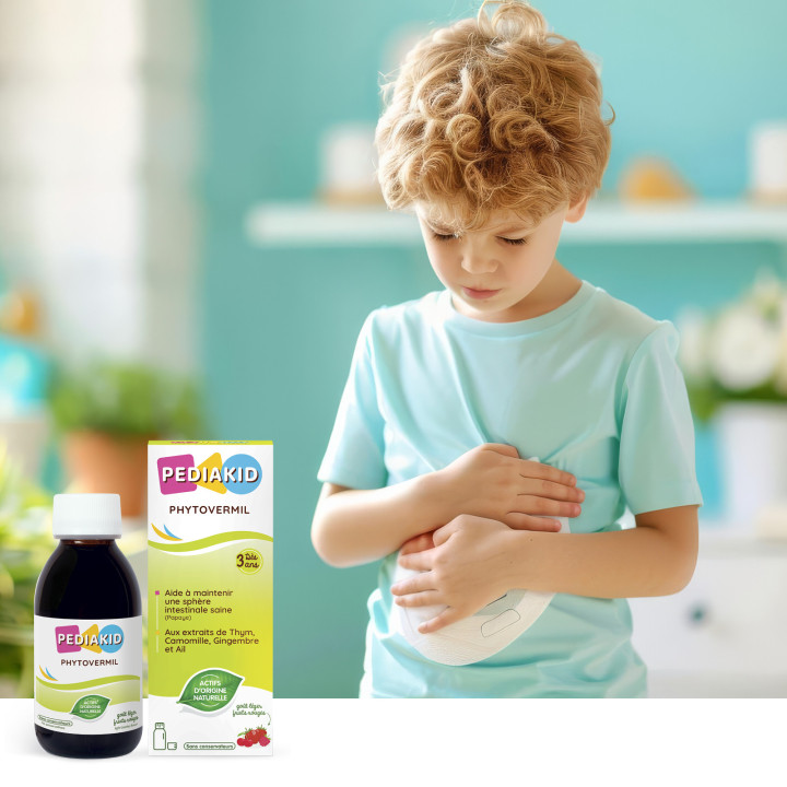 PEDIAKID® Phytovermil : Maintien d’une sphère intestinale saine
