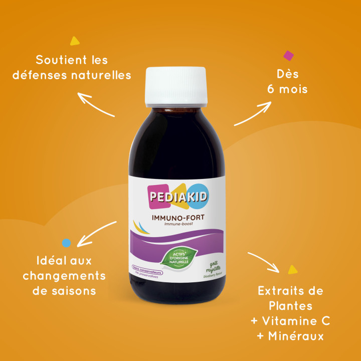 Pediakid Immuno-Fort - Renforce les défenses naturelles - Dès 4 mois