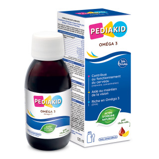 Pediakid Omega 3 - Enfant : Concentration mémoire et apprentissage - Dès 4 mois