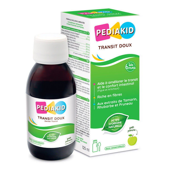 Pediakid Transit doux - Régule le transit des enfants - Dès 4 mois