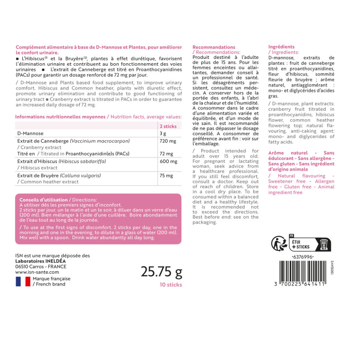 Pack Confort Urinaire – Équilibre intime