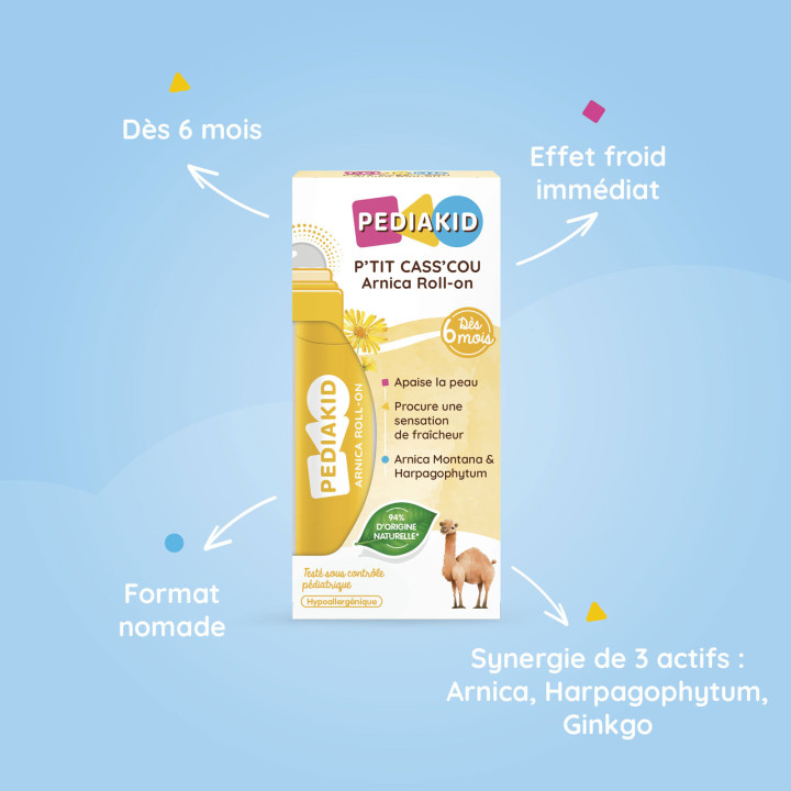 PEDIAKID P’TIT CASS’COU – Roll-on pour les petits bobos