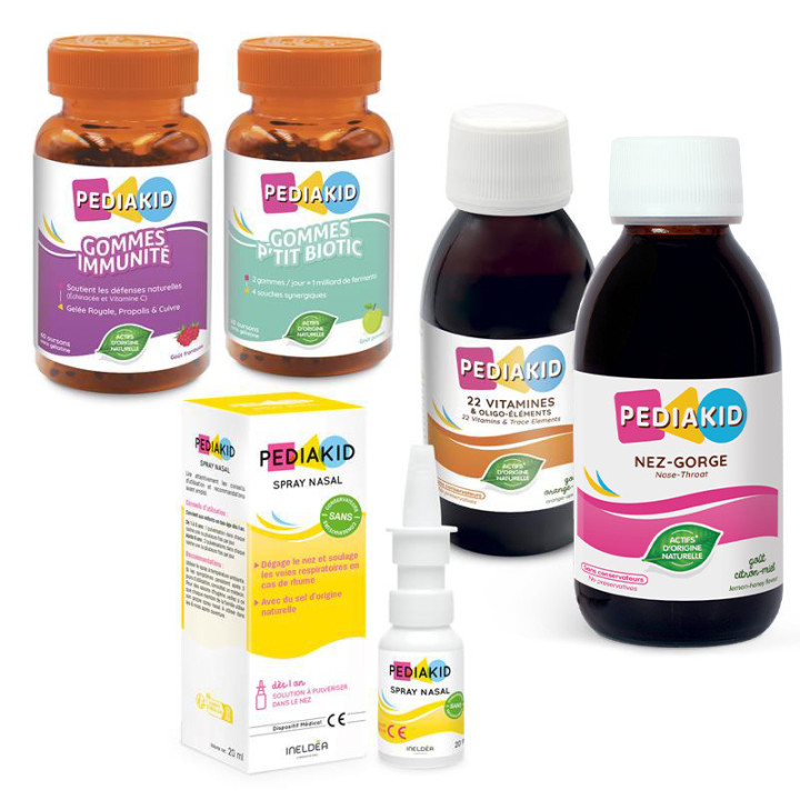 Coffret Automne / Hiver Pediakid - Soutient des défenses naturelles