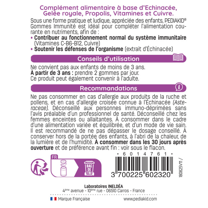 Coffret Automne / Hiver Pediakid - Soutient des défenses naturelles