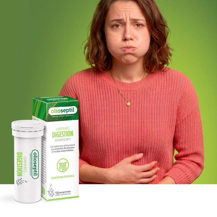 Comprimés Effervescents Digestion – 3 huiles essentielles & plantes