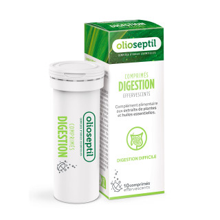 Comprimés Effervescents Digestion – 3 huiles essentielles & plantes