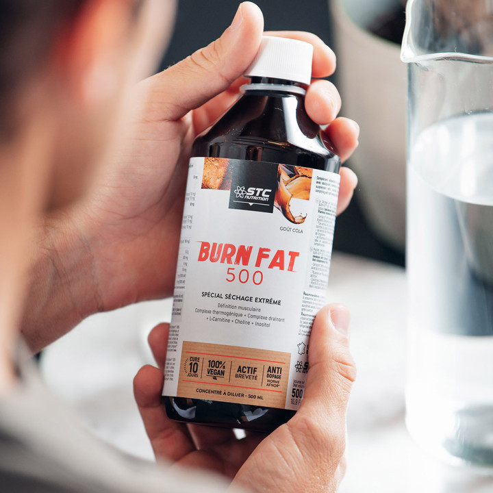Burn-Fat 500 STC Nutrition - Brûle-graisses extrême - 500ml goût cola
