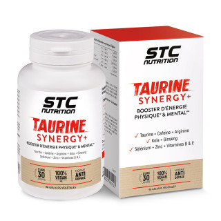 Taurine Synergy STC Nutrition - Augmente les performances - 90 gélules