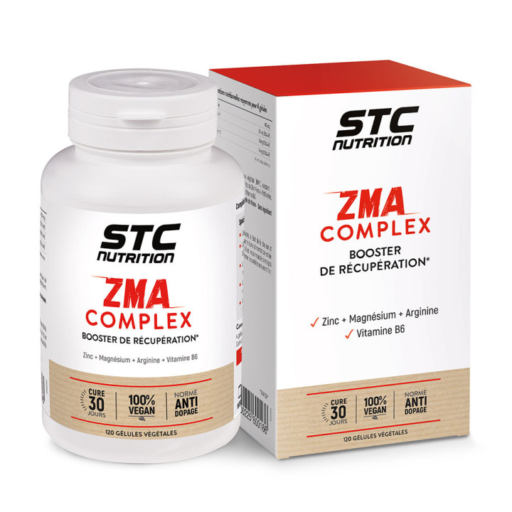 ZMA Complex STC Nutrition - Accélère la récupération - 120 gélules
