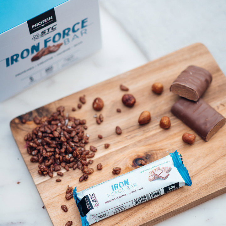 Iron Force Bar STC Nutrition - Barre protéinée - 5 barres de 50g