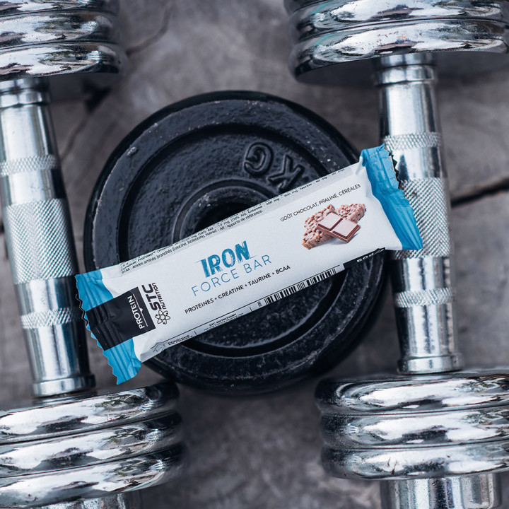 Iron Force Bar STC Nutrition - Barre protéinée - 5 barres de 50g