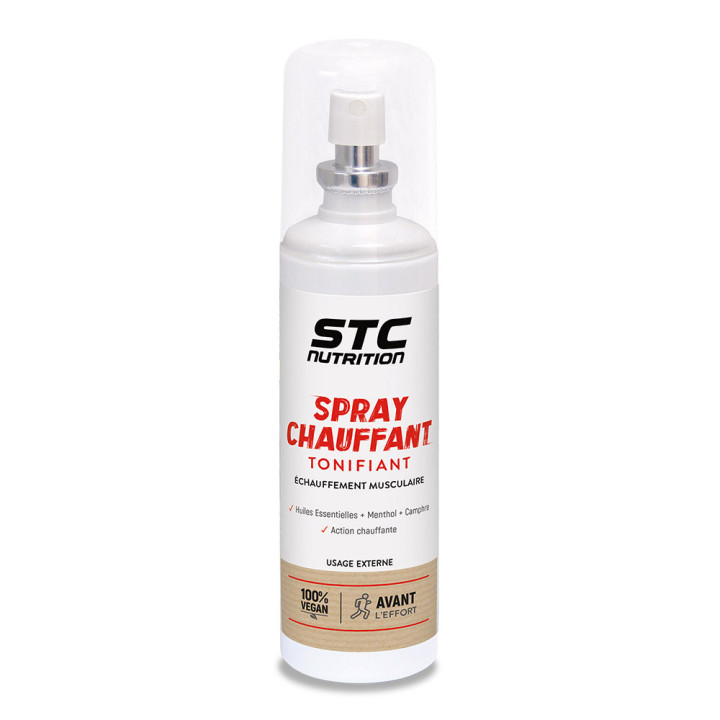 Spray Chauffant Tonifiant STC Nutrition - Echauffement musculaire