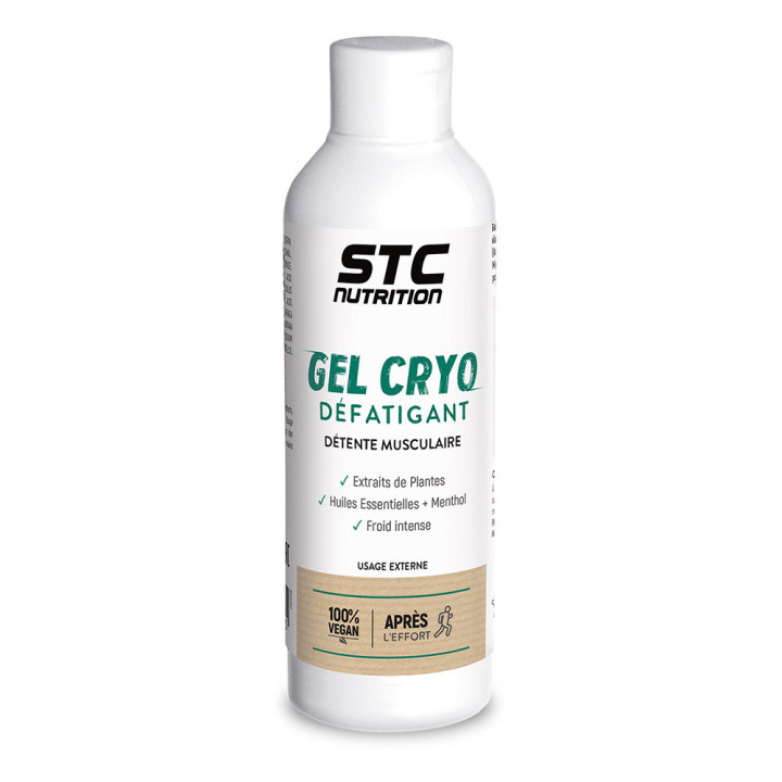 Gel Cryo Defatigant STC Nutrition - Récupération musculaire - 150ml