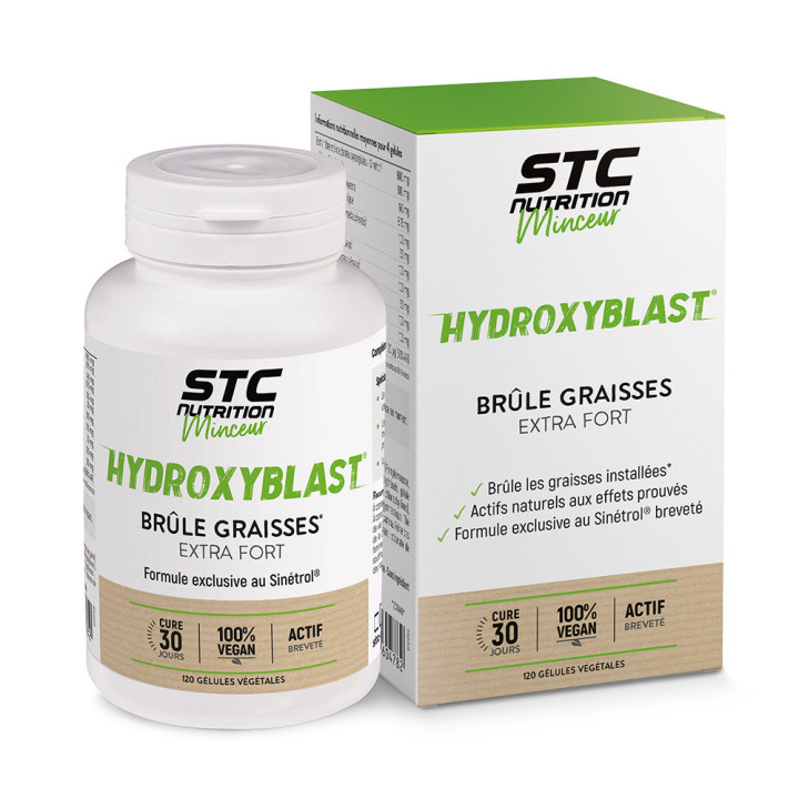 Hydroxyblast STC Nutrition - Brûle-graisses - Vegan - 120 gélules