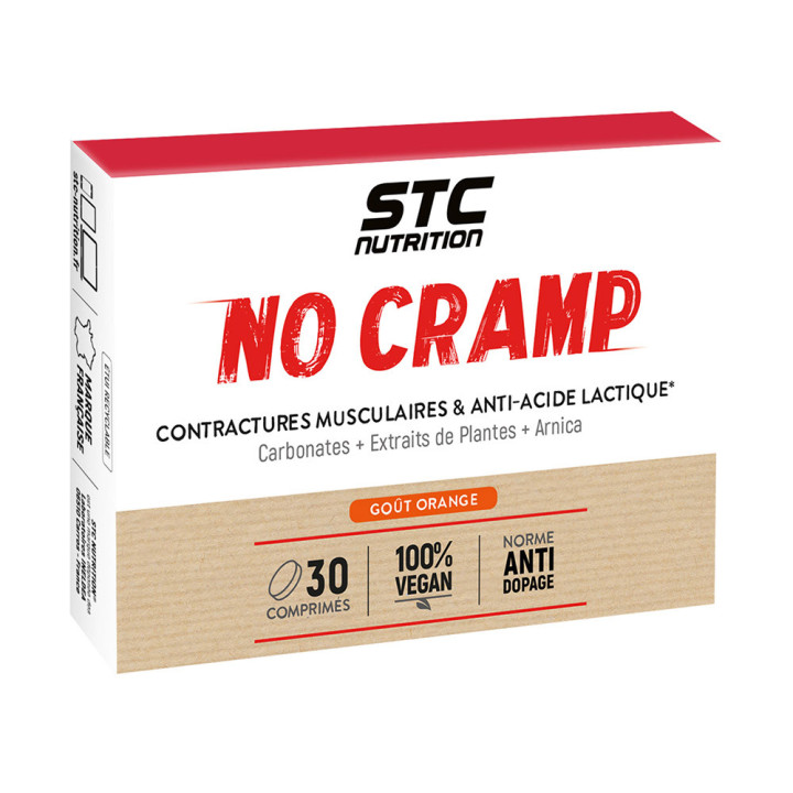 No Cramp STC Nutrition - Anti-crampes - 30 comprimés goût orange